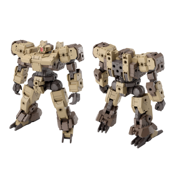 Gundam Express Australia Bandai 1/144 30MM eEXM-9 Baskyrotto (Brown) front and back view