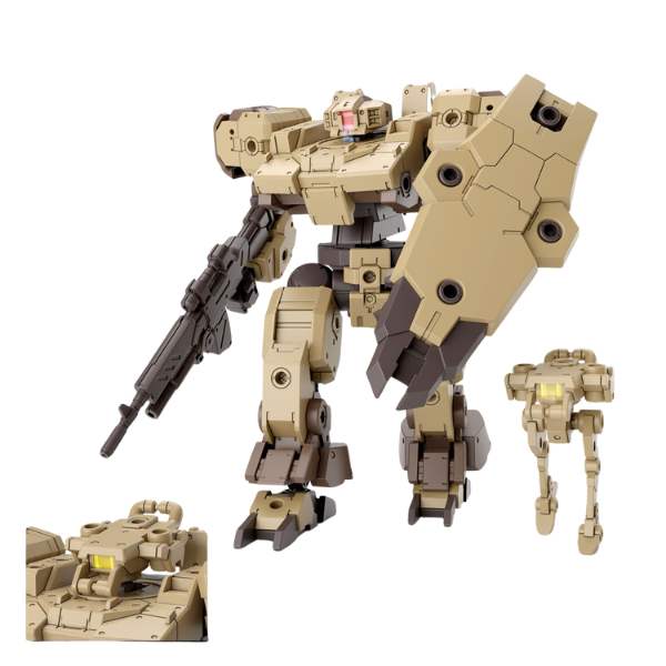 Gundam Express Australia Bandai 1/144 30MM eEXM-9 Baskyrotto (Brown) action pose 3