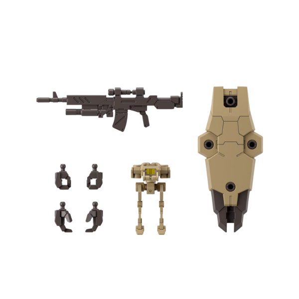 Gundam Express Australia Bandai 1/144 30MM eEXM-9 Baskyrotto (Brown) weapons and parts