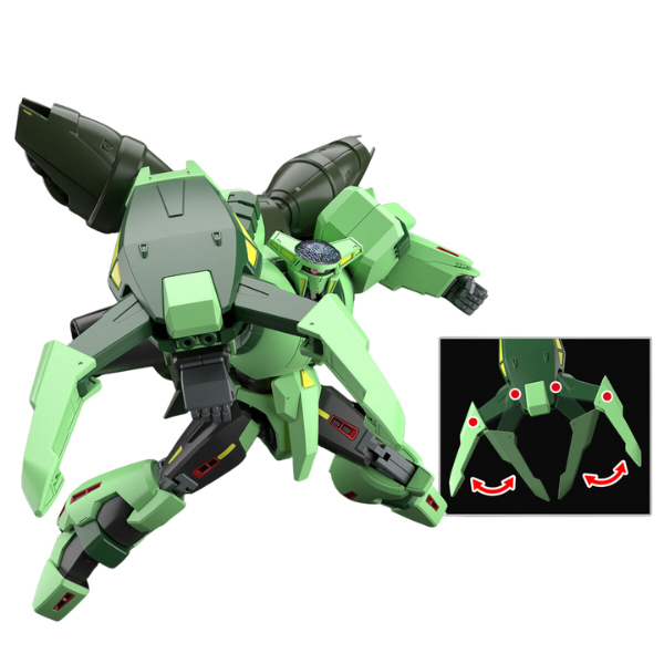 Gundam Express Australia Bandai 1/144 HG Bolinoak Sammahn (Zeta Gundam) action pose