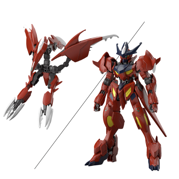 Gundam Express Australia Bandai 1/144 HG Gundam Amazing Barbatos Lupus (Gundam Build Series) front and rear view 2