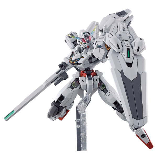 Gundam Express Australia Bandai 1/144 HG Gundam Calibarn action pose using shield and weapon 