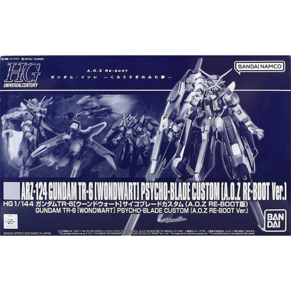 Gundam Express Australia Bandai 1/144 HG Gundam TR-6 Woundwort Psycho-Blade box artwork