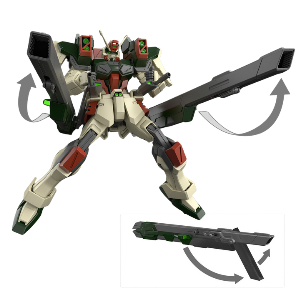 Gundam Express Australia Bandai 1/144 HG Lightning Buster Gundam (Mobile Suit Gundam SEED Freedom)  with cannon