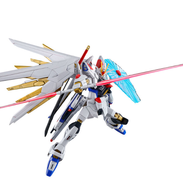 Gundam Express Australia Bandai 1/144 HG Mighty Strike Freedom Gundam (Gundam SEED Freedom) with beam sabers