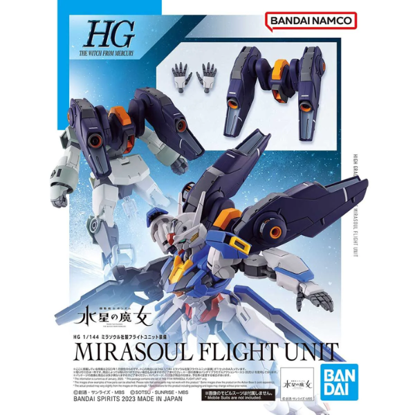 Gundam Express Australia Bandai 1/144 HG Mirasoul Flight Unit package artwork