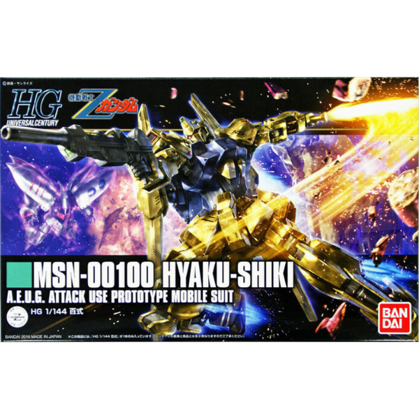 Gundam Express Australia Bandai 1/144 HGUC MSN-00100 Hyaku-Shiki Revive package artwork