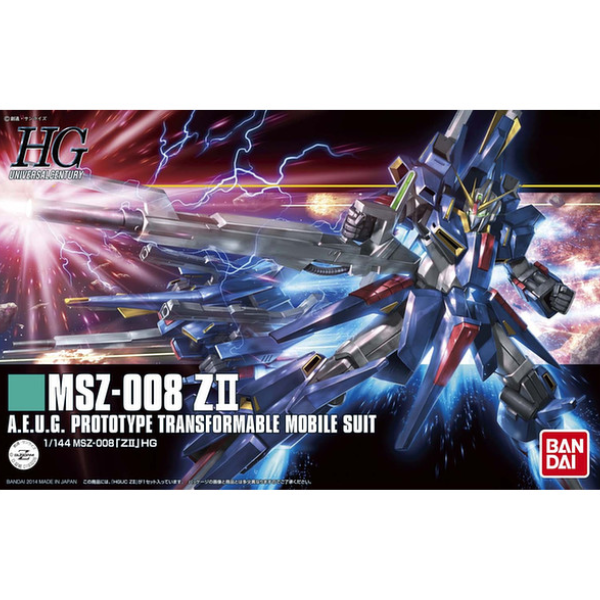 Gundam Express Australia Bandai 1/144 HGUC MSZ-008 Z II package artwork