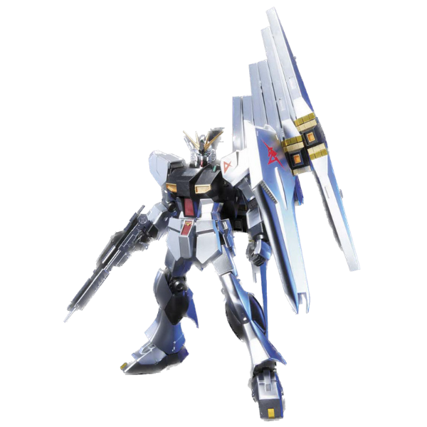 Gundam Express Australia Bandai 1/144 HGUC RX-93 Nu Gundam Metallic Coating action pose front