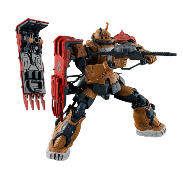Gundam Express Australia Bandai 1/144 HG Zaku II (F Type) Solari's Machine (Gundam: Requiem for Vengeance) action pose 2