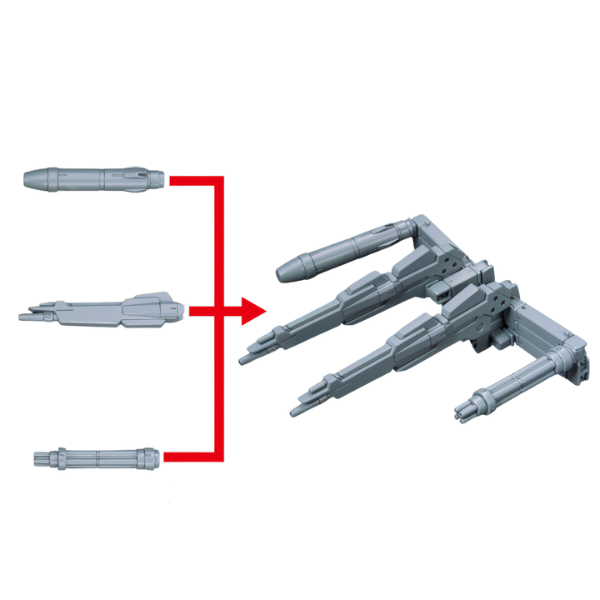 Gundam Express Australia Bandai 1/144 Option Parts Set Gunpla 07 (Powered Arms Powerder) details