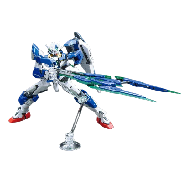 Gundam Express Australia Bandai 1/144 RG 00 Qan[T] Celestial Being Mobile suit GNT-0000 action pose 1