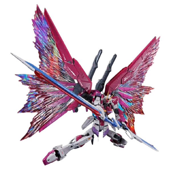 Gundam Express Australia Bandai 1/144 RG Destiny Impulse Gundam action pose with wings of light