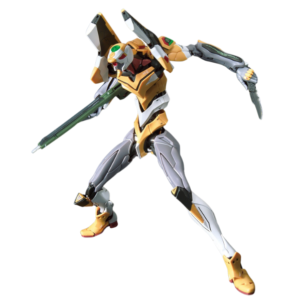 Gundam Express Australia Bandai 1/144 RG Evangelion Unit 00  with knife and rifle