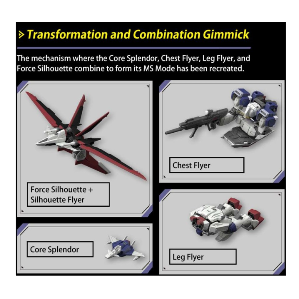Bandai 1/144 RG Force Impulse Gundam Spec II transformation gimmick