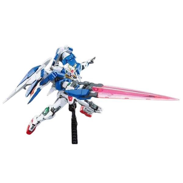 Gundam Express Australia Bandai 1/144 RG GN-0000 + GNR-010 00 Raiser  action pose with sword