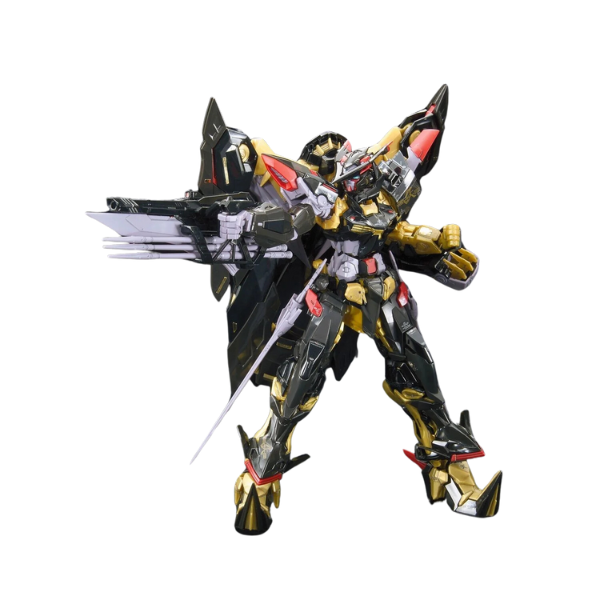 Gundam Express Australia Bandai 1/144 RG MBF-P01-RE2 Astray Gold Frame Amatsu Mina action pose