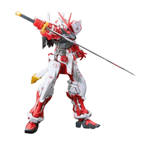 Gundam Express Australia Bandai 1/144 RG MBF-P02 Gundam Astray Red Frame Lowe Guele's Use Mobile Suit action pose with sword