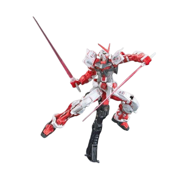 Gundam Express Australia Bandai 1/144 RG MBF-P02 Gundam Astray Red Frame Lowe Guele's Use Mobile Suit with dual sword