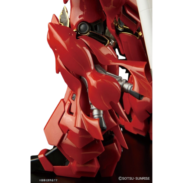 Gundam Express Australia Bandai 1/144 RG Sinanju Neo Zeon Mobile Suit For Newtype MSN-06S feet details