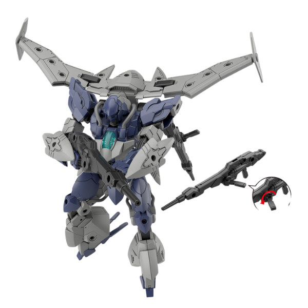 Gundam Express Australia Bandai 1/144 bEXM 21 30MM Verde Nova [Navy] action pose 3