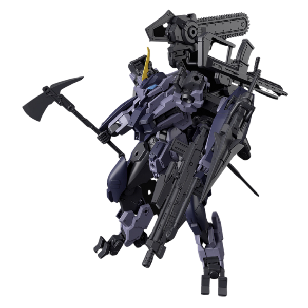 Gundam Express Australia Bandai 1/72 HG Kyoukai Senki Weapon Set 6 actions pose with axe, chainsaw and rifle