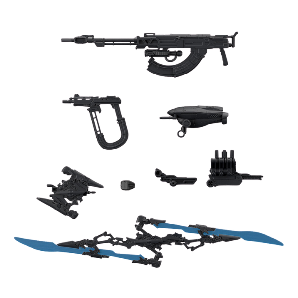 Gundam Express Australia Bandai 30MM Armoured Core VI Fires of Rubicon Schneider Nachtreiher/40E Steel Haze weapons