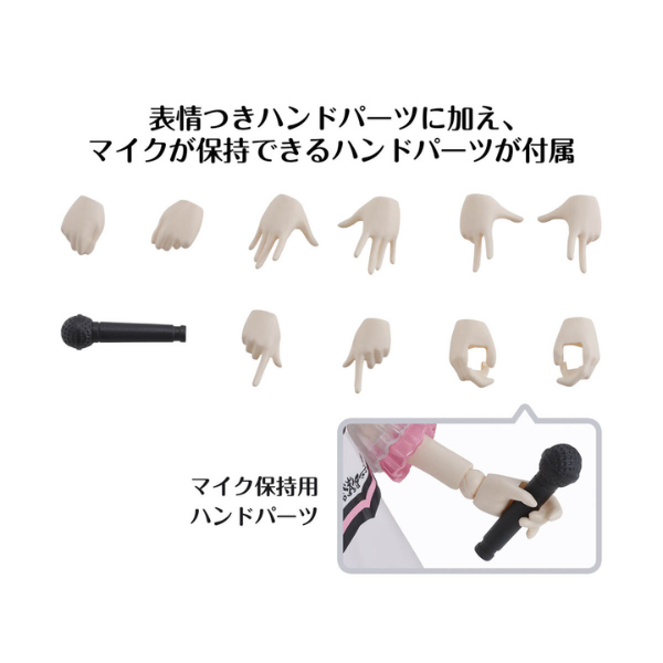 Gundam Express Australia Bandai 30MS Haruka Amami (20th Anniversary YOU AND AI!) hand parts