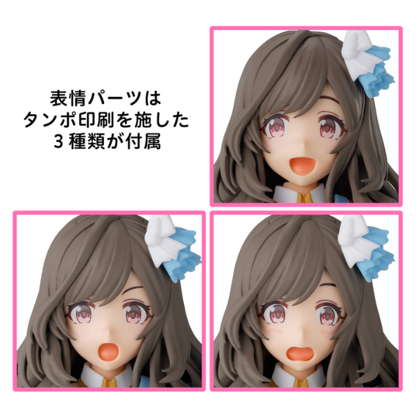 Gundam Express Australia Bandai 30MS Kogane Tsukioka facial expressions