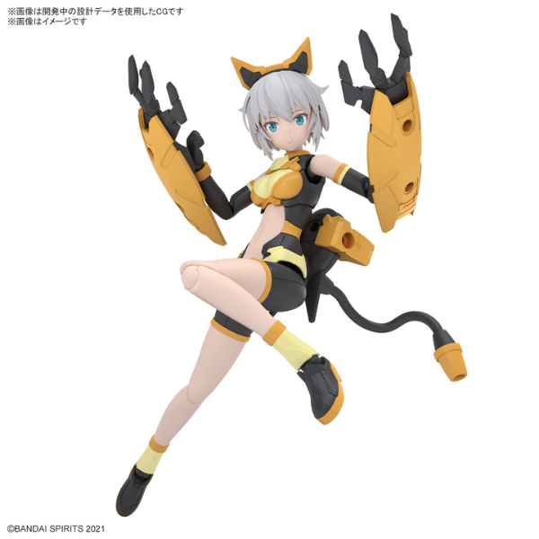 Gundam Express Australia Bandai 30MS Rishetta (Freesia Wear) action pose 3