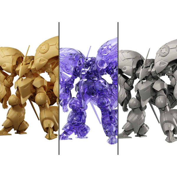 Gundam Express Australia Bandai Gundam Artifact 'Mass-Produced Qubeley - Qubeley Compatible 3 Pieces Set' without Gum  all 3 colours