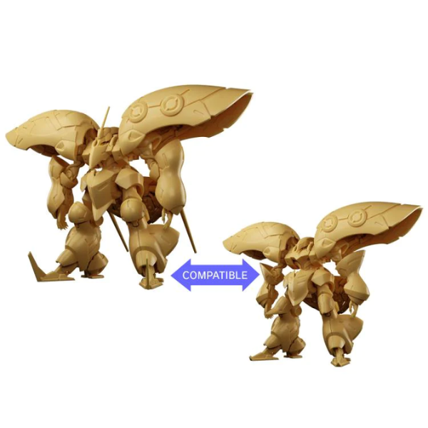 Gundam Express Australia Bandai Gundam Artifact 'Mass-Produced Qubeley - Qubeley Compatible 3 Pieces Set' without Gum  pale orange