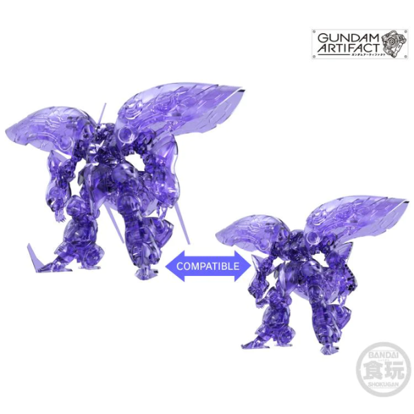 Gundam Express Australia Bandai Gundam Artifact 'Mass-Produced Qubeley - Qubeley Compatible 3 Pieces Set' without Gum  clear purple