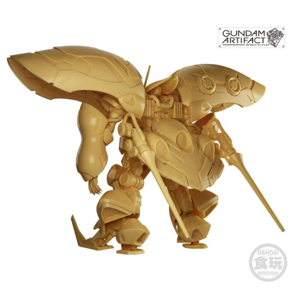 Gundam Express Australia Bandai Gundam Artifact 'Mass-Produced Qubeley - Qubeley Compatible 3 Pieces Set' without Gum back of pale orange