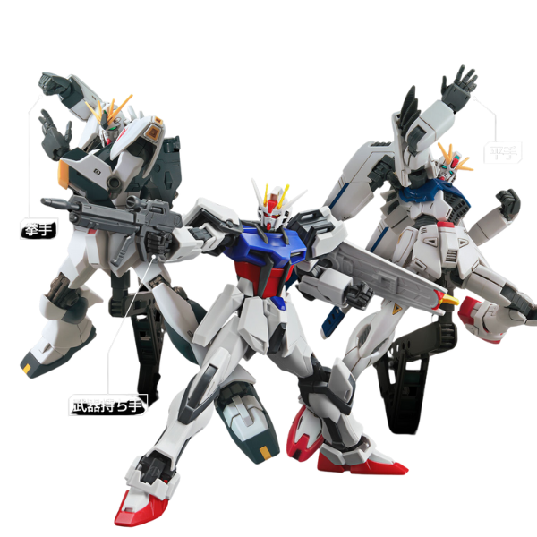 Gundam Express Australia Bandai Gundam Option Parts Set Gunpla 03 (Build Hands Square Shape) action poses