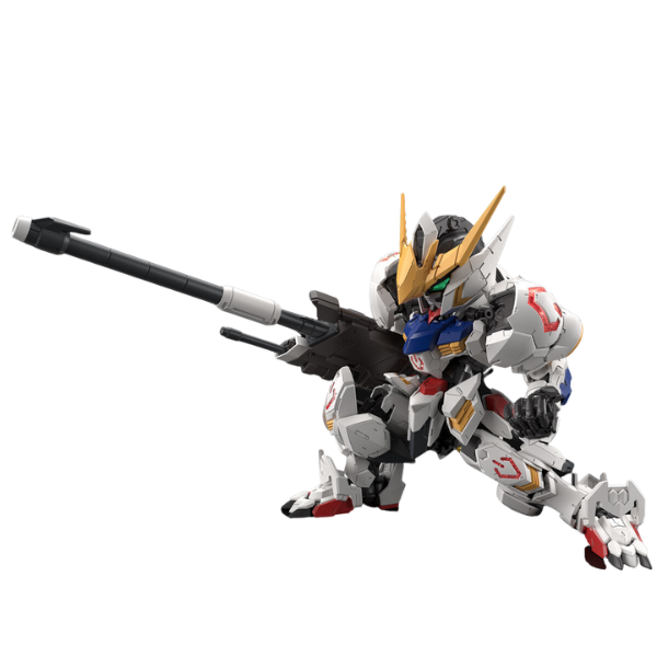 Gundam Express Australia Bandai MGSD Gundam Barabatos (Mobile Suit Gundam: Iron-Blooded Orphans) action psoe with rifle