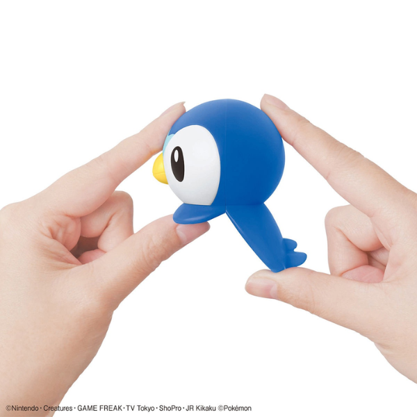 Gundam Express Australia Bandai Pokemon Plastic Model Collection Quick!! 06 Piplup view on side