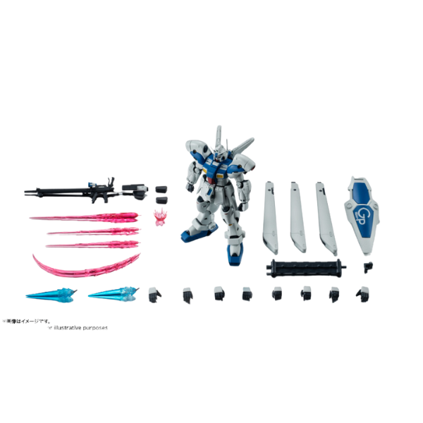 Gundam Express Australia Bandai ROBOT Damashii (SIDE MS) RX-78GP04G Gundam Prototype 4 Gerbera ver. A.N.I.M.E. (Reissue) inclusions