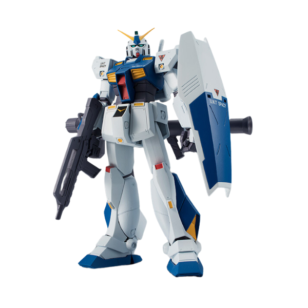 Bandai ROBOT Damashii (SIDE MS) RX-78NT-1 Gundam NT-1 ver. A.N.I.M.E. (Reissue) view on front 2