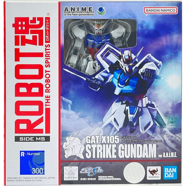 Gundam Express Australia Bandai Robot Spirits (SIDE MS) GAT-X105 Strike Gundam ver. A.N.I.M.E. package artwork