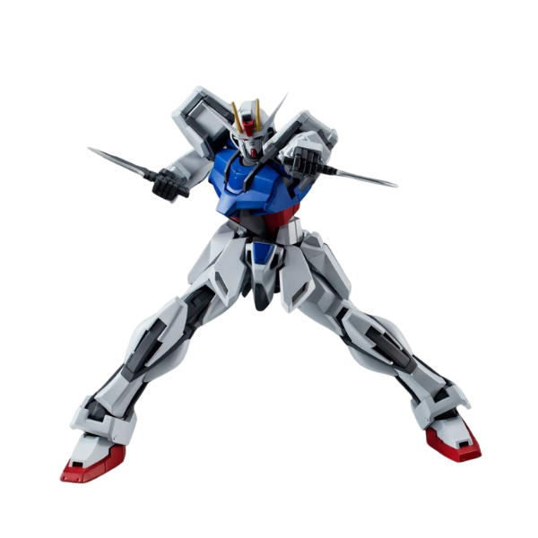 Gundam Express Australia Bandai Robot Spirits (SIDE MS) GAT-X105 Strike Gundam ver. A.N.I.M.E.  action pose 2