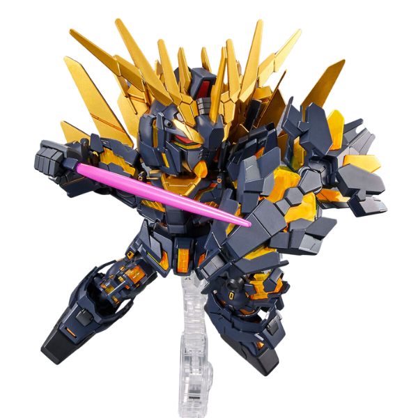 Gundam Express Australia Bandai SDCS Unicorn Gundam 2 Banshee (Destroy Mode) & Banshee Norn Parts Set with beam saber