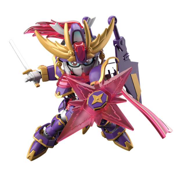 Gundam Express Australia Bandai SD Gundam Cross Silhouette F-Kunoichi Kai (Gundam Build Metaverse)  action pose attack