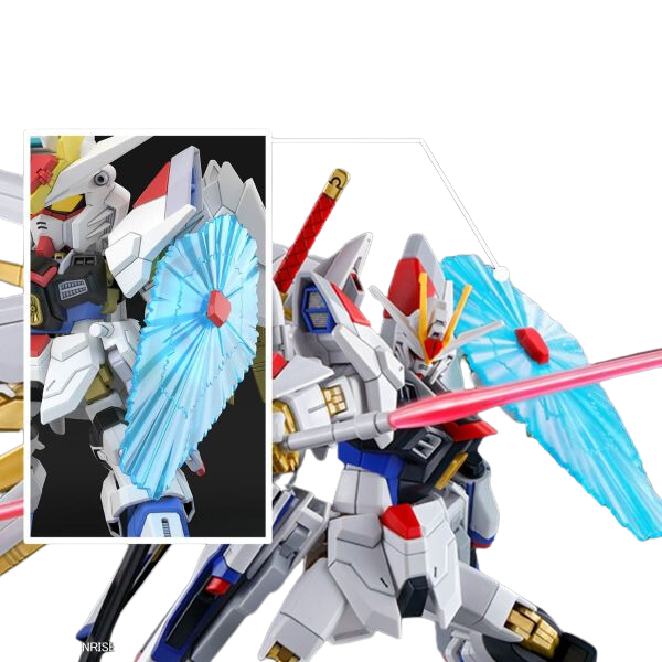 Gundam Express Australia Bandai SD Gundam Cross Silhouette Mighty Strike Freedom Gundam (Mobile Suit Gundam SEED Freedom) action pose 3