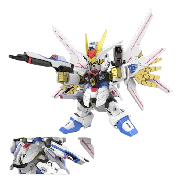 Gundam Express Australia Bandai SD Gundam Cross Silhouette Mighty Strike Freedom Gundam (Mobile Suit Gundam SEED Freedom) action pose 2