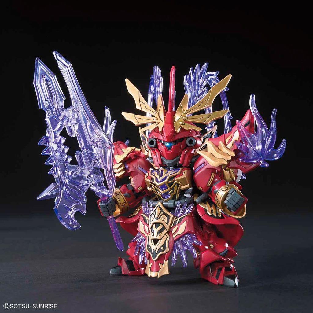 Gundam Express Australia Bandai SD Sangoku Soketsuden Lu Bu Sinanju & Red Hare front on view.