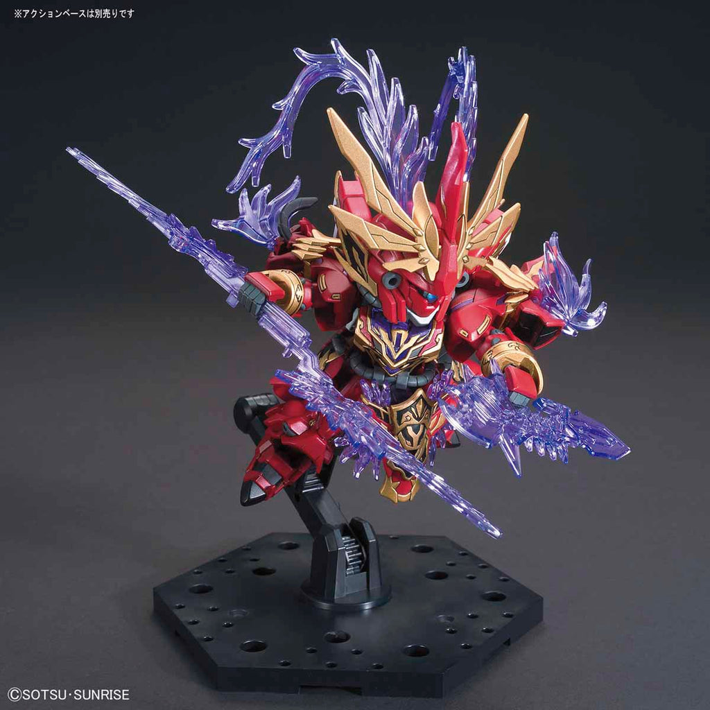 Gundam Express Australia Bandai SD Sangoku Soketsuden Lu Bu Sinanju & Red Hare action pose 1