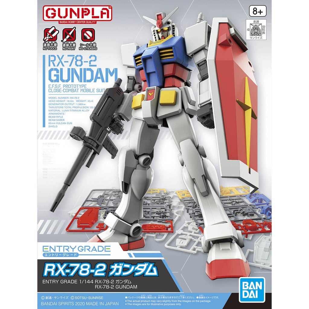 GEA Bandai EG RX-78-2 Gundam package artwork