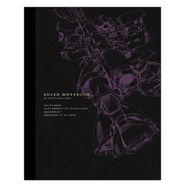 Gundam Express Australia Gundam Stationery VI Notebook B5 MS-09 (Dom)