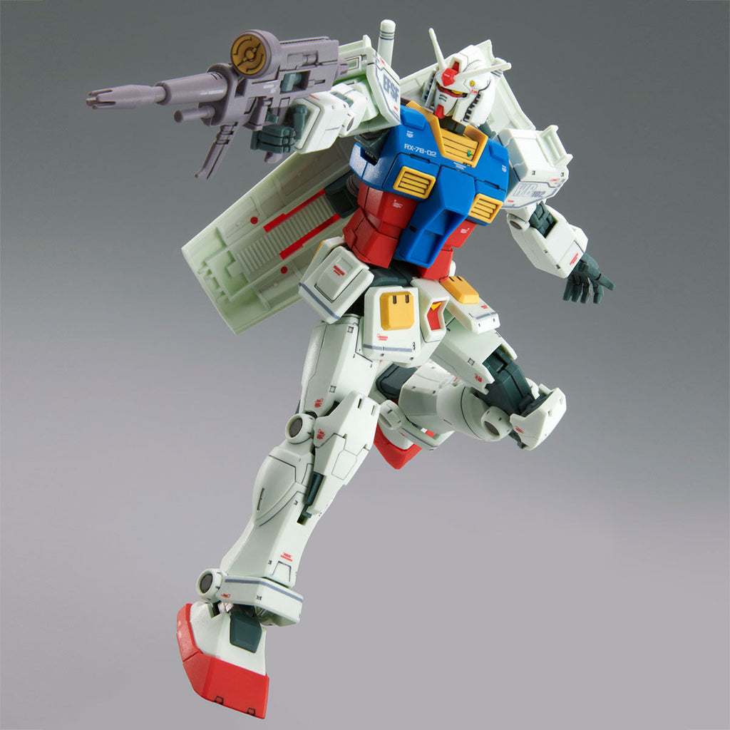 Gundam Express Australia P-Bandai 1/144 HG RX-78-2 Gundam Cucuruz Doan's Island Ver action pose 2